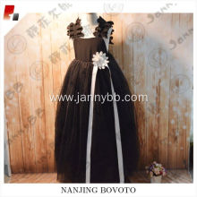 Noble princess black dress elegant summer dress